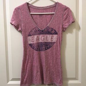American Eagle vintage style tee- size small